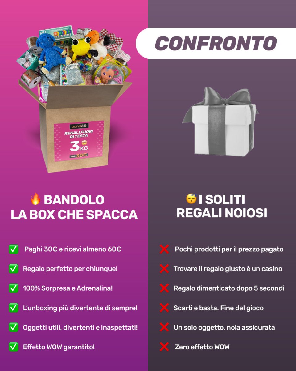 3 KG di REGALI FUORI DI TESTA 🤯 - Bandolo