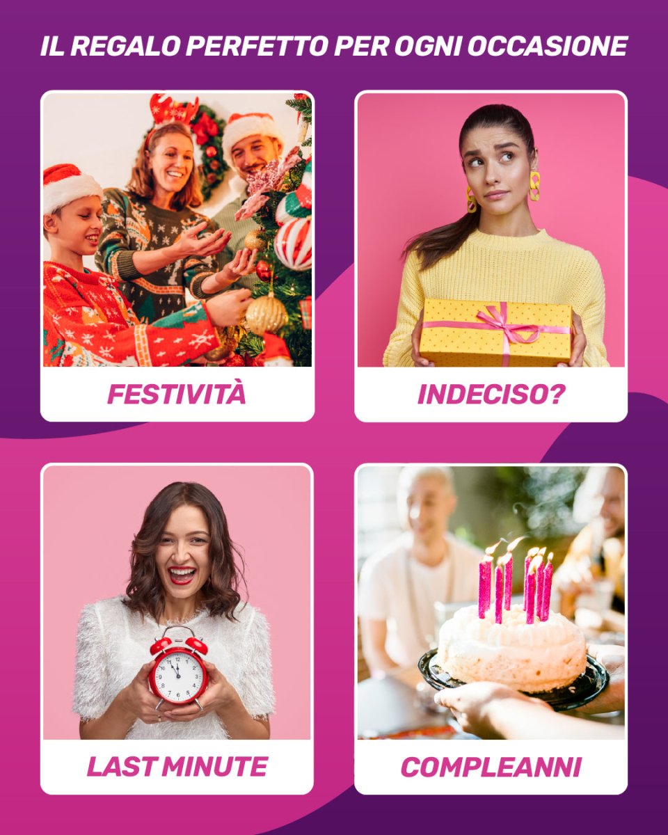 SCATOLA REGALO 3 KG di REGALI FUORI DI TESTA 🤯 - Bandolo