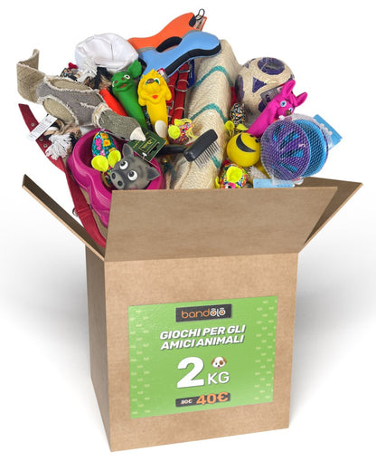 MISTERY BOX 2KG - GIOCHI PER GLI AMICI ANIMALI🐕 - Bandolo