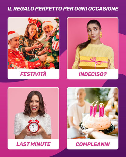 SCATOLA REGALO 3 KG di REGALI FUORI DI TESTA 🤯 - Bandolo